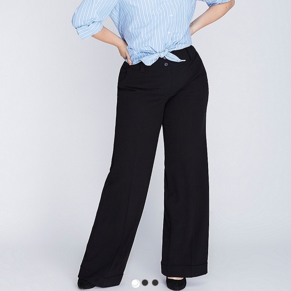 lane bryant wide leg pants